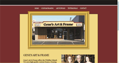 Desktop Screenshot of genesartframing.com